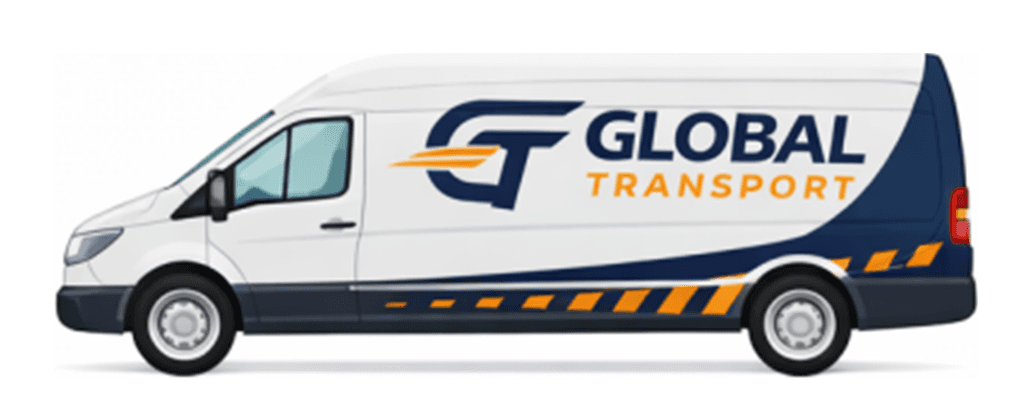 Sprinter of grote bestelbus van Global Transport